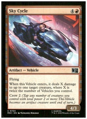Sky Cycle 704 Uncommon Commander: Marvel Super Heroes Magic: The Gathering NM