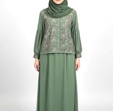 Embroidered abaya- Kaftan- modesty dress- EID Abaya dress