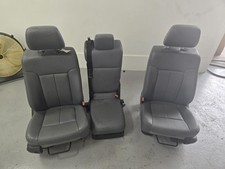 2016-2026 Ford F650-f750 Whole Front Row Seat Gray Vinyl Manual 402040