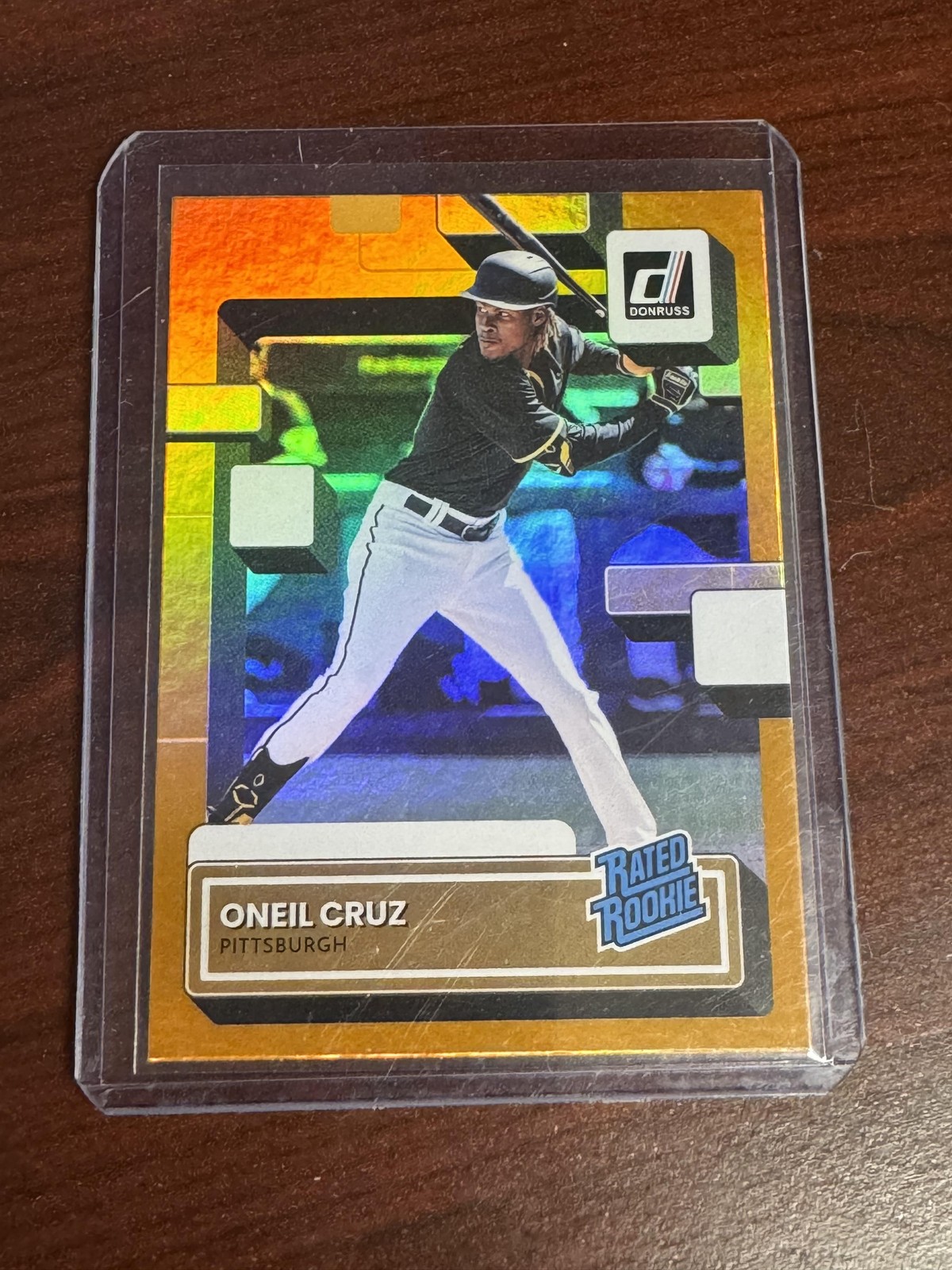 2022 Donruss #80 Oneil Cruz Holo Orange NFL Football Card