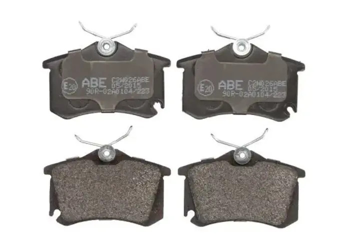 Brake pads Rear Axle C2W026ABE ABE for SEAT VW SKODA AUDI RENAULT