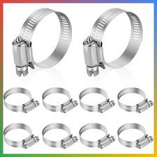 Hose Clamp Stainless Steel Hose Clamps 1 Inch To 2 Inch Large Adjustable Worm
