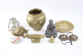 East Asian Metals Collection Inc Vase Feng Shui Wealth Bringers Buddha Etc