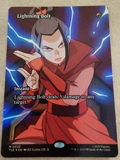 Lightning Bolt - #32 Foil Borderless - Avatar - Eternal Legal - Mtg 