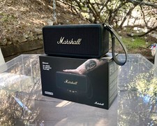 Sealed Brand New Marshall Middleton Portable Bluetooth Wireles Speaker - Black//