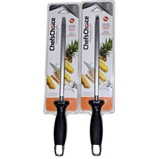 Chief's Choice Sharpening Steel 9" Realign Knife Edge High Carbon Steel