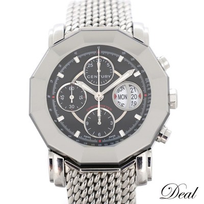 Century Primetime Chronograph Egos Day Date 606.7.D.50D.12.Sm Black 42mm Rank AB