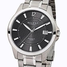 Regent F-555 VOLL-TITAN SAPHIRGLAS Herrenuhr - 10 BAR WR - UVP 118,00 EUR