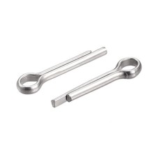 Split Cotter Pin, 2.5x10mm Stainless Steel Clip Fastener Fitting Silver 90Pcs