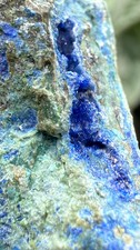 Linarite, Caledonite, Brochantite- Blue Bell Mine, San Bernardino, California