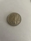 1942 Walking Liberty Half Dollar, 90% Silver, USA 50c Coin
