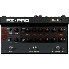 RADIAL ENGINEERING PZ-PRO 2 Channel Acoustic Instrument Preamp / DI / Switcher