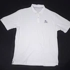 Peter Millar Sea Island Ocean Forest Polo Shirt Mens XL White Golf Performance