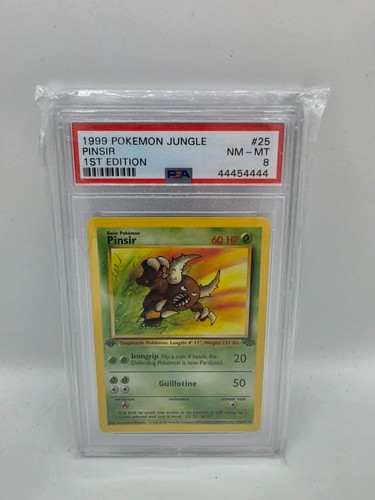 Pinsir (1st Edition) graded PSA 8 for sale on eBay