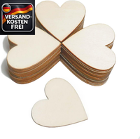 Holzherzen Scheiben 40Mm BastelzubehöR FüR Hochzeit Diy Dekorationen, 200 StüCk