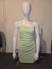 Mint Single Strap Scrunch Dress  Size 8