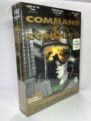 COMMAND & CONQUER CD ROM CLASSICS 95 98 WESTWOOD Studios Original NEW NOS SEALED