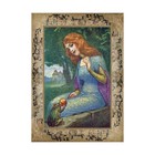 Princess And The Frog Fairy Tale Antique Image Cotton Fabric Block Applique — photo 1