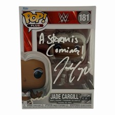 Jade Cargill Signed Autograped Funko POP #181 Beckett BAS WWE A Storm Is Coming