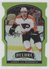 2020-21 Upper Deck Allure Green Quartz 66/99 James van Riemsdyk #17 01ks