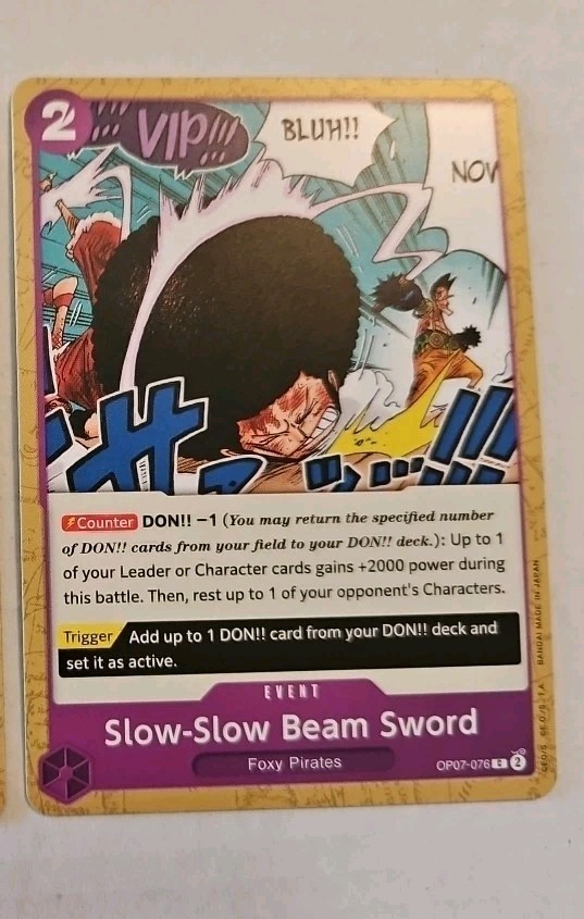 One Piece Slow-Slow Beam Sword (OP07-076/201) OP07 500 Years in the Future NM