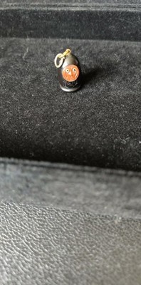 Vintage Japanese Kobe (Kobi) lucky charm, pop-out eyes. Daruma doll`