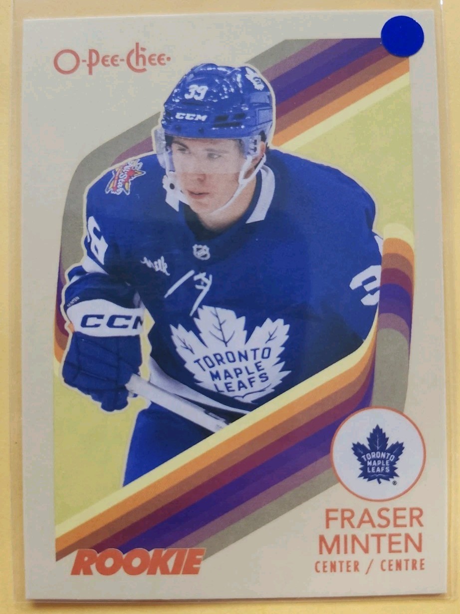 2023-24 O-Pee-Chee Fraser Minten Marquee Rookie Retro #589