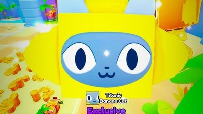 Pet Simulator 99 TITANTIC BANANA CAT FAST DELIVERY Pet SIM 99 ( TITANIC)