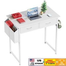 Small Computer Desk 32 Inch Multifunctional Writing Table W/ Storage Drawers New