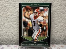 2009 Bowman Draft #111 Matthew Stafford RC Georgia Black NFL Rookie Card