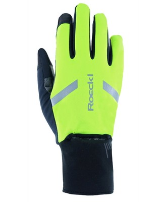 Roeckl Riveo 3 Trigger Winter Fahrrad Handschuhe lang gelb/schwarz 2026