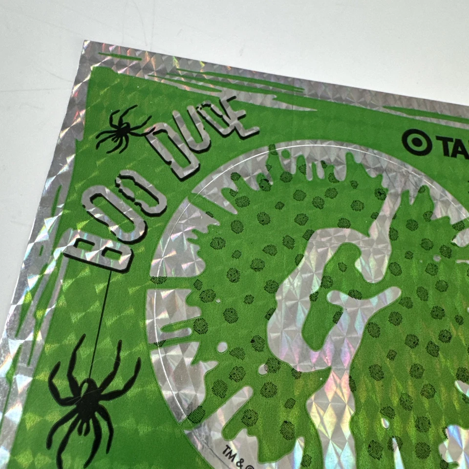 Pegatina holográfica Goosebumps Boo Dude 1996 verde Foto 2 de 4