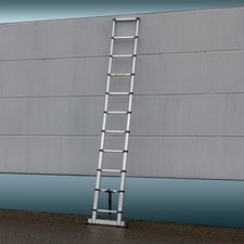 Alu Teleskopleiter Anlegeleiter Leiter 10 Sprossen bis max. 3,20 m 320 cm 150 kg