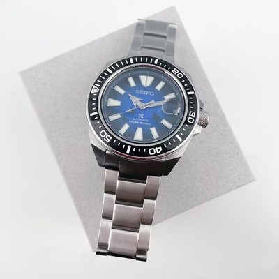 Seiko Prospex Sea King Samurai Men's Blue Dial Automatic SRPE33 Watch 43.8mm