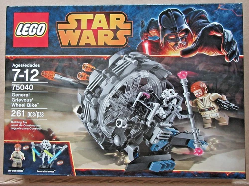 Lego Star Wars 75040 ~ GENERAL GRIEVOUS' WHEEL BIKE  NISB retired OBI-WAN KENOBI