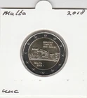 Malta 2 euro 2018 UNC : Mnajdra