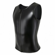Front Zip Wetsuit Vest 2mm Sleeveless Wetsuit Top Lightweight for Diving, Divers