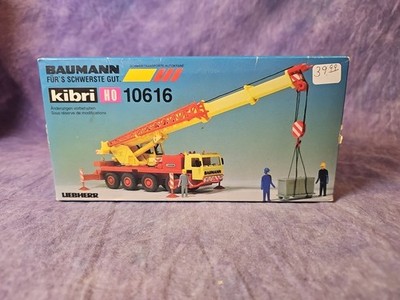 RARE! NEW! KIBRI 10616 KIT HO 1/87 Liebherr Baumann Crane