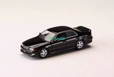 BN HobbyJapan 1:64 Black Chaser X100 Sedan Sports Model Diecast Metal Car 