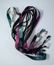 Assorted Lanyards. 8-Count, Various Types, Colors, Logos