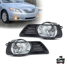 Fog Lights Assembly for 2007 2008 2009 Toyota Camry with Switch & Wiring