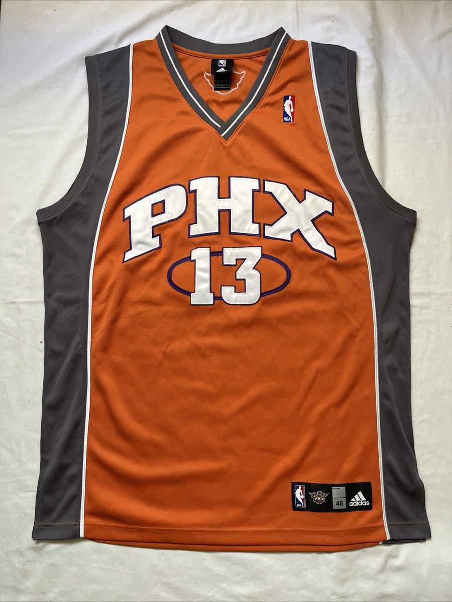Authentic Adidas Phoenix Suns Steve Nash Orange 48 XL Original