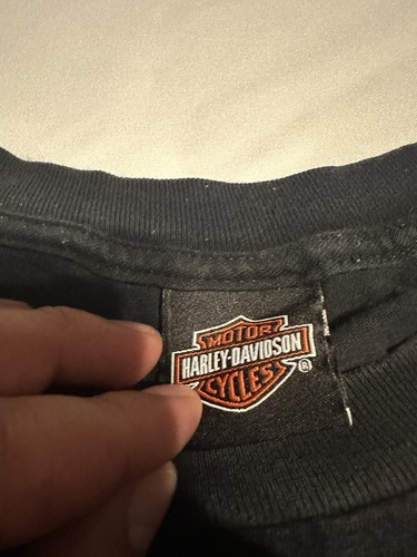 Legendary Motorcycles Harley Davidson Black T Shirt Of Fresno California 2 XL - Picture 3 of 8