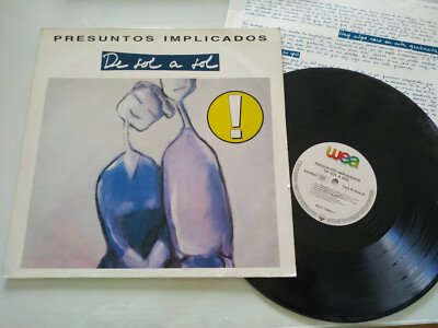 Presuntos Implicados De Sol a Sol 1990 WEA - LP Vinyl 12'' VG/VG Am ESP