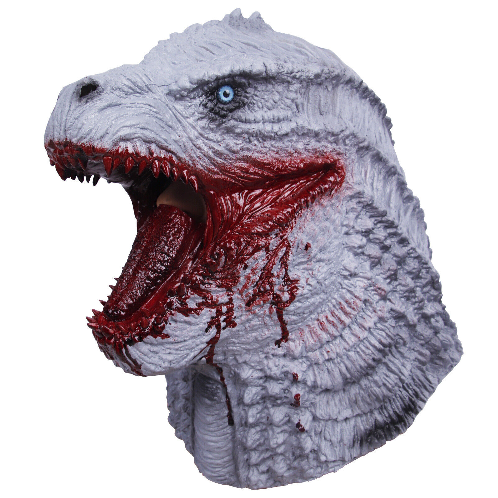 Latex Bloody Godzilla mask headgear Masquerade Halloween Costumes party Cosplay