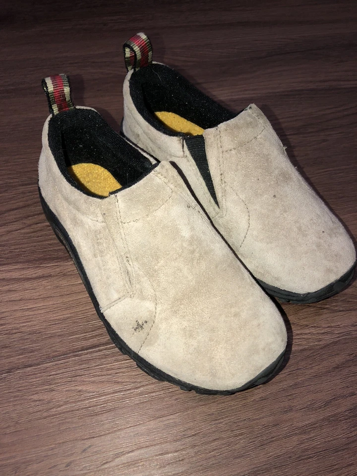 Merrell Jungle Mocs Niños Clásicos Taupe Senderismo Zapatos Talla 13 Niño Pequeño Foto 3 de 4
