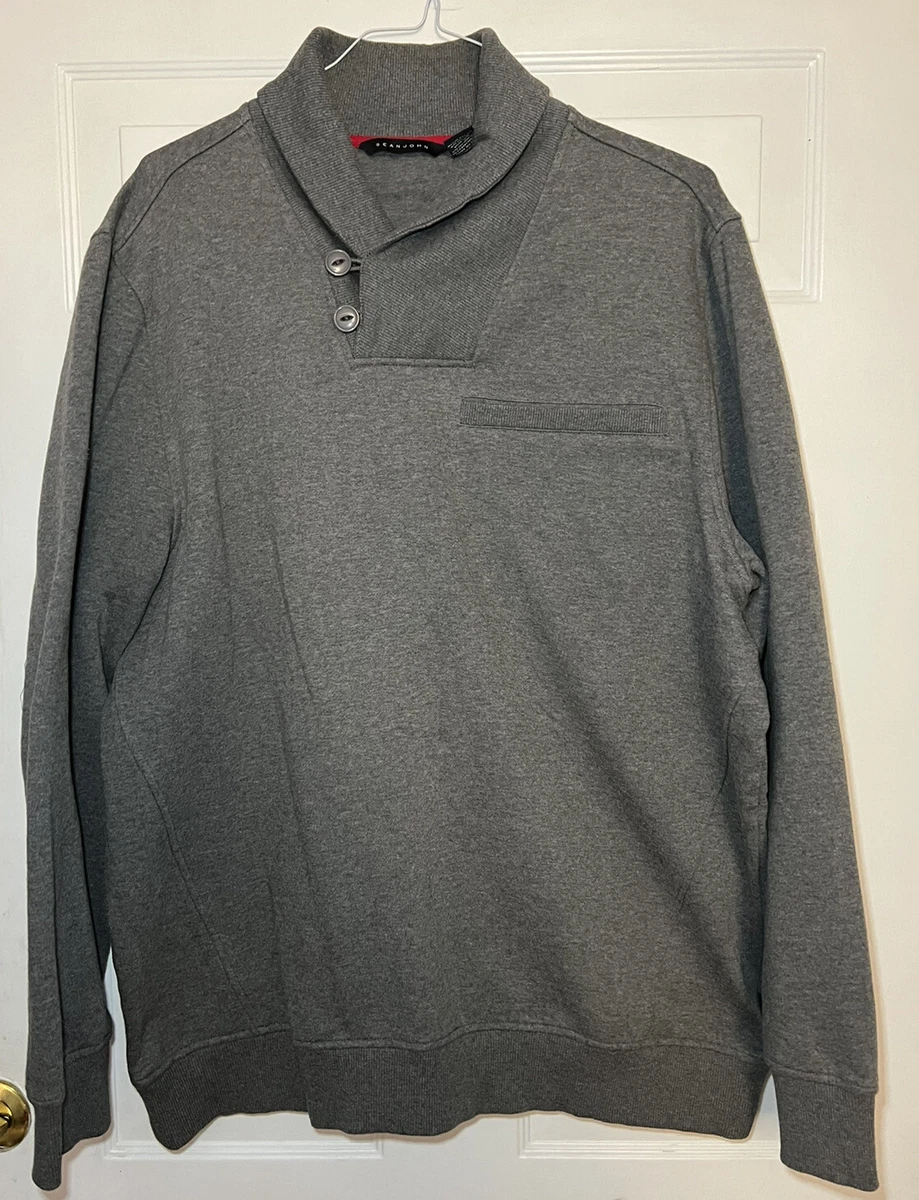 Sean john shop shawl collar sweater