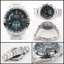 Seiko Brightz SAGA133 Cal.8B54 Day Date World Time Solar Mens Watch Auth Works