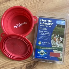 Gentle Leader with Collapsible Bowls