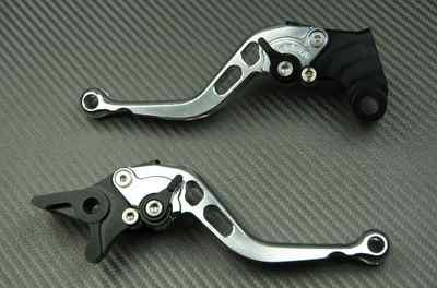 Leviers CNC Longs Noirs Pour Kawasaki ZZR 600 1993-2002 - Neufs Origine France